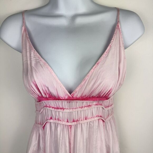 Urban Outfitters Hollis Pink Tie Dye Hippy Parachute Jumpsuit Romper, Sz. S-M - Picture 5 of 16
